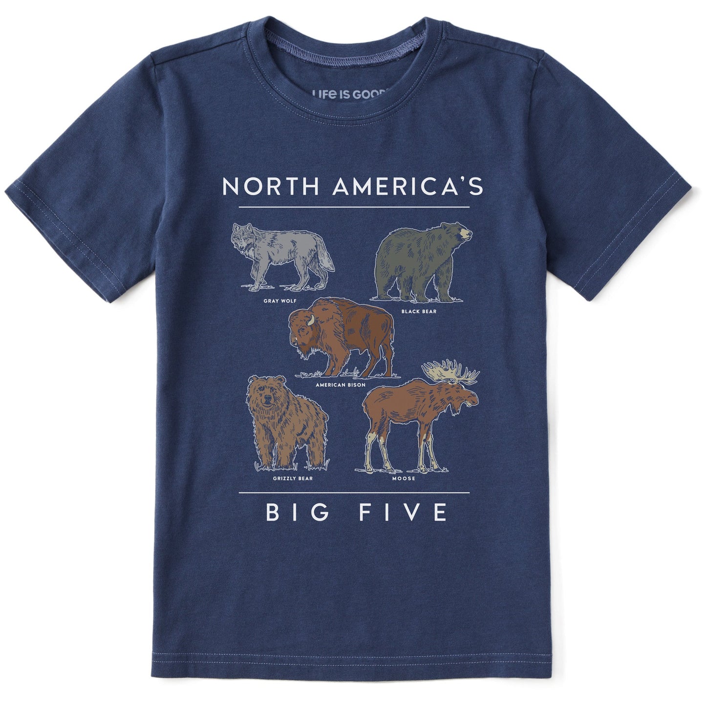 Kids North America's Big 5 Short Sleeve Crusher Tee