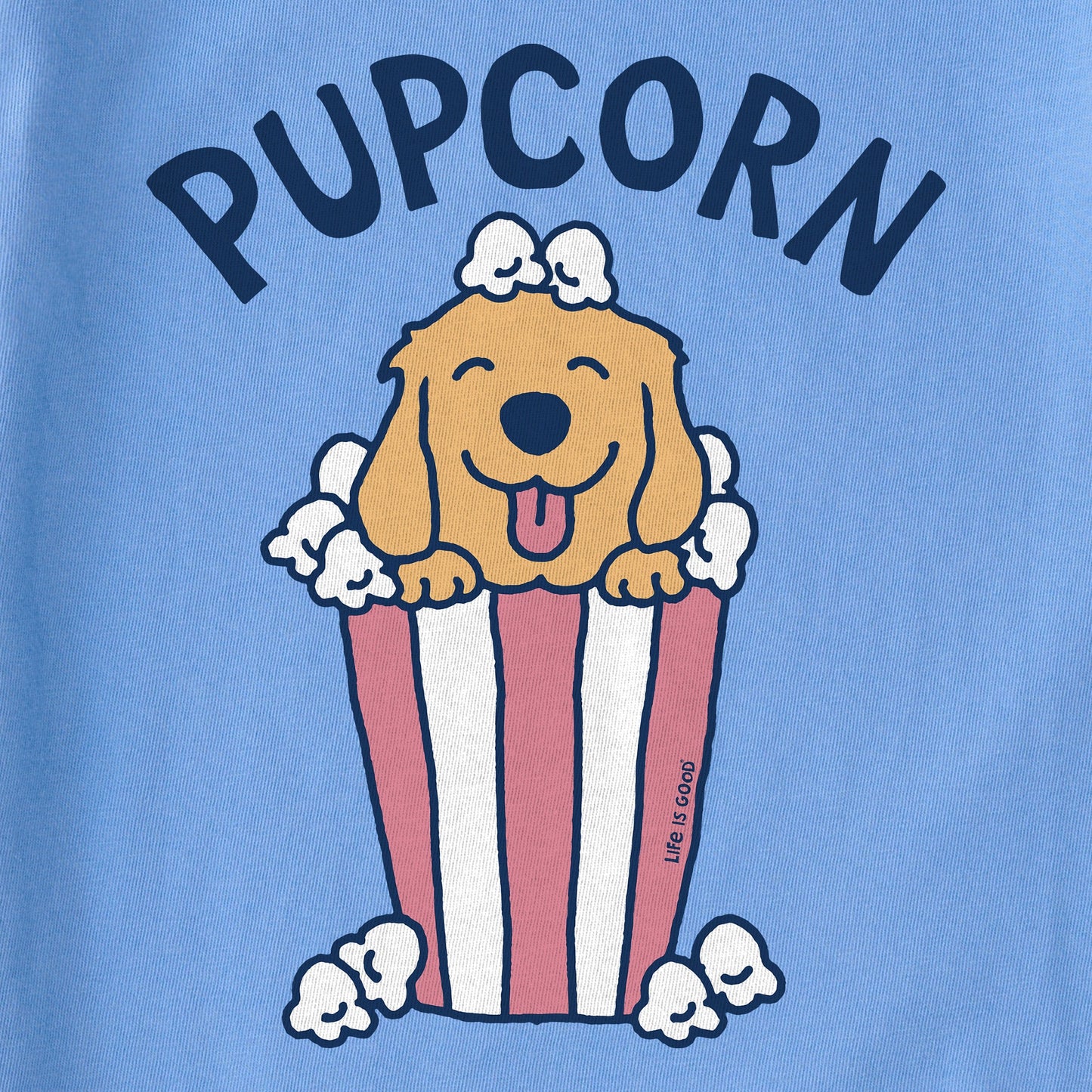 Kids Crushin It Pupcorn Long Sleeve Crusher Tee