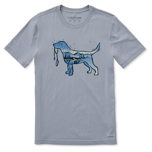 Men's Macro Micro Dogscape Short Sleeve Crusher-LITE Slim Fit Tee