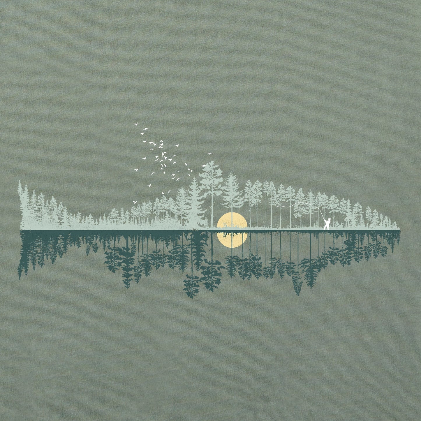 Men's Fishscape Short Sleeve Crusher-LITE Slim Fit Tee