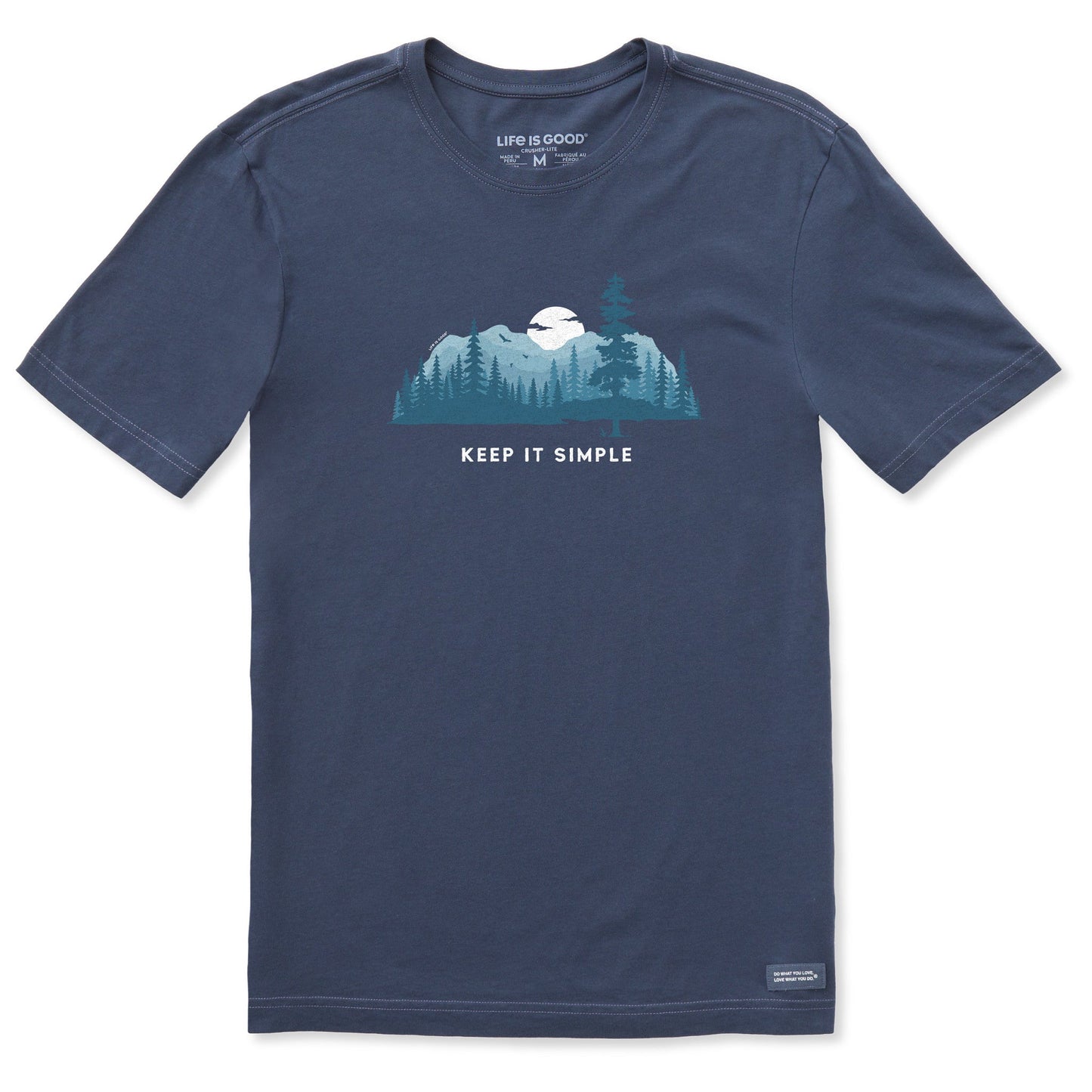 Men's Keep it Simple Evergreen Silo Short Sleeve Crusher-LITE Slim Fit Tee