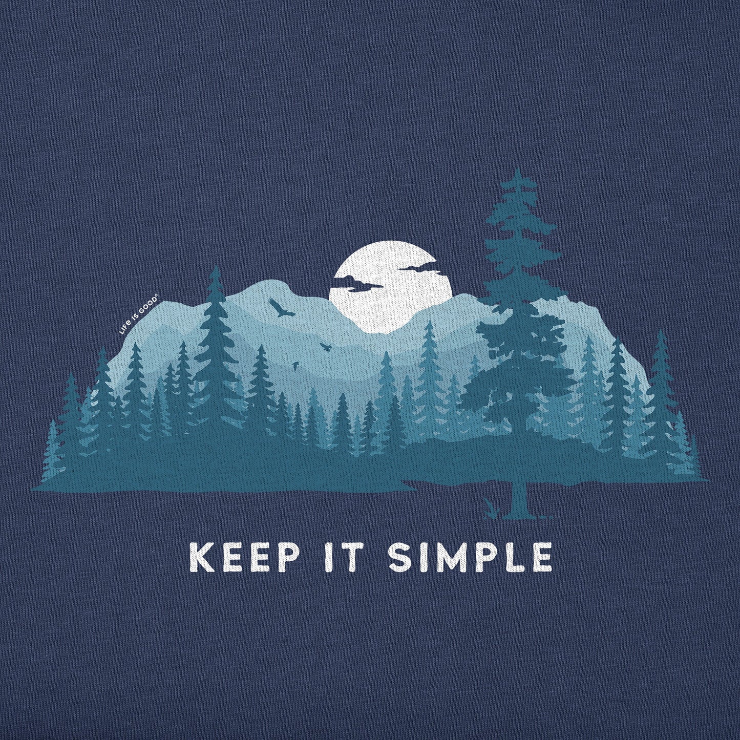 Men's Keep it Simple Evergreen Silo Short Sleeve Crusher-LITE Slim Fit Tee