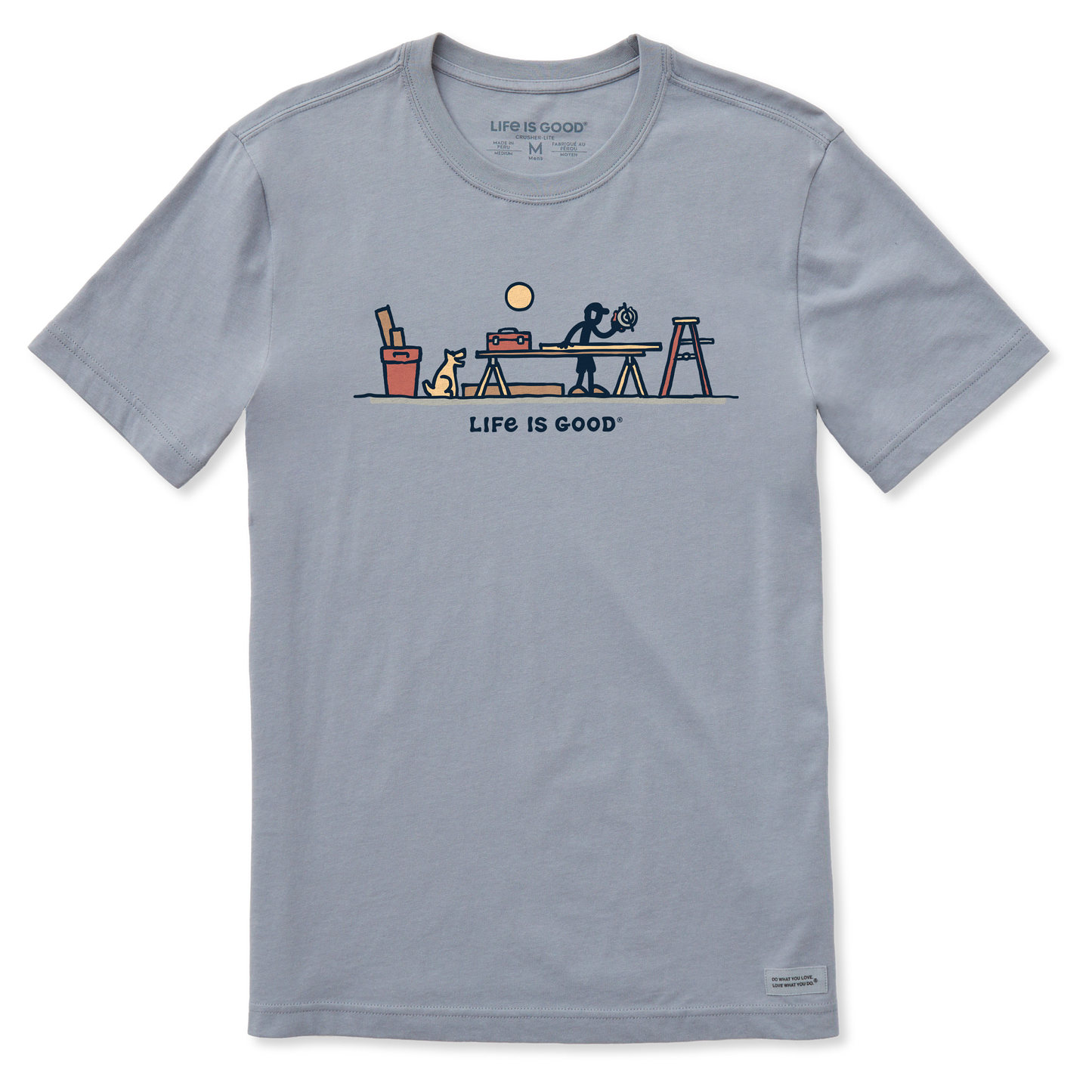 Men's Rocket & Jake Woodwork Vista Short Sleeve Crusher-LITE Slim Fit Tee