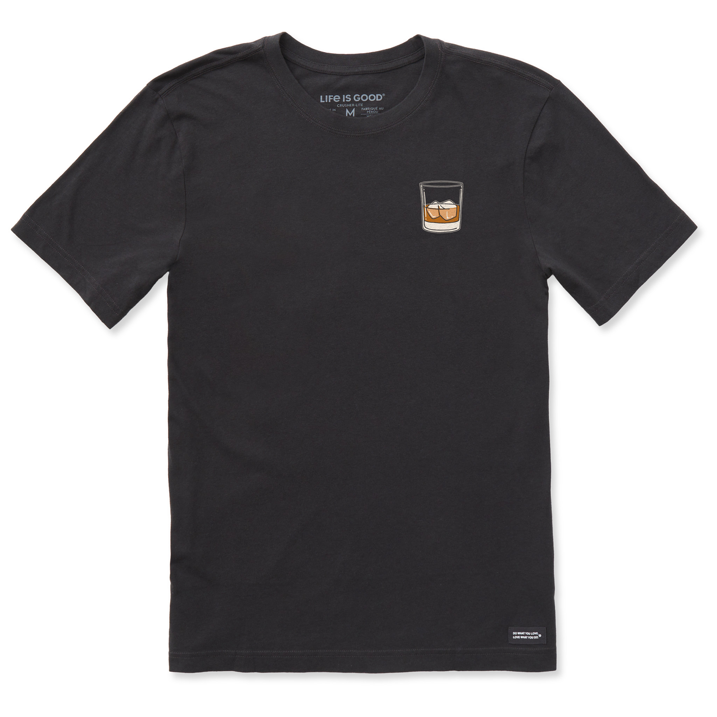 Men's Whiskey Glass Short Sleeve Crusher-LITE Slim Fit Tee