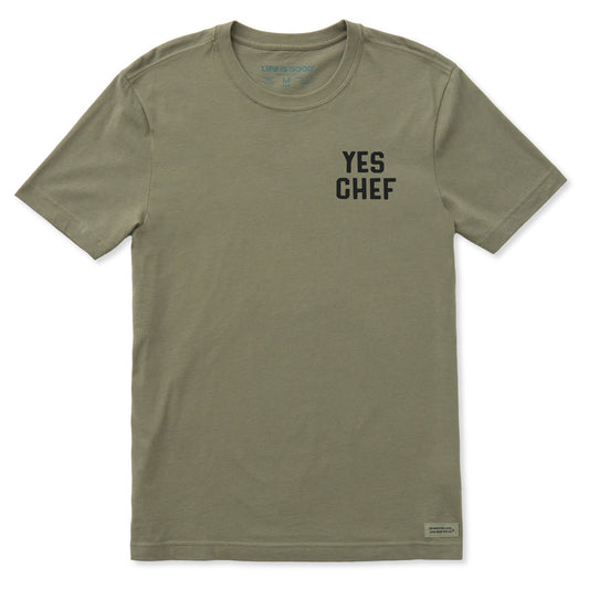Men's Yes Chef Short Sleeve Crusher-LITE Slim Fit Tee