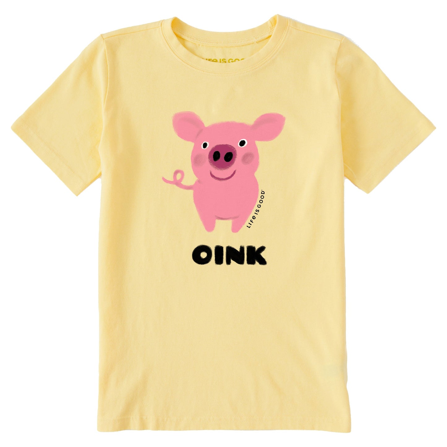 Kids Oink Pig Short Sleeve Crusher Tee