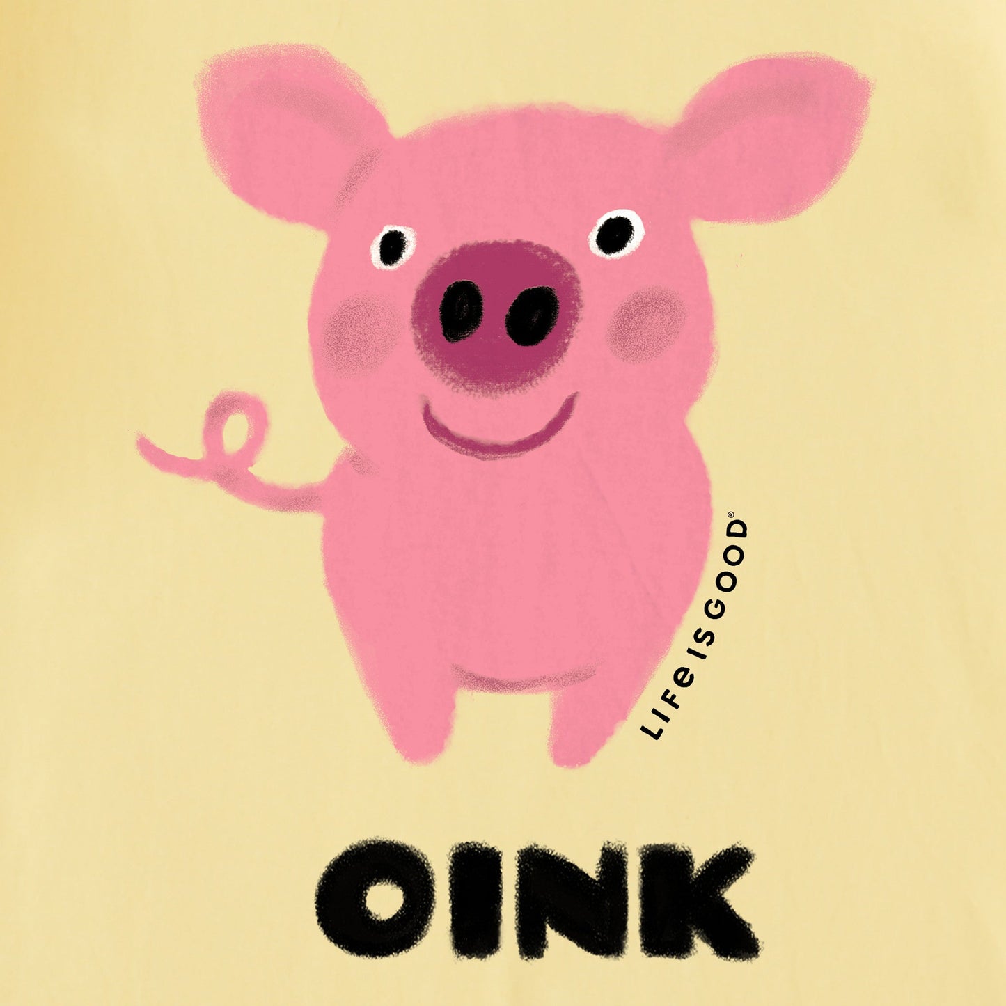 Kids Oink Pig Short Sleeve Crusher Tee