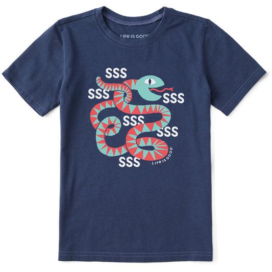 Kids Hissing Snake Short Sleeve Crusher Tee