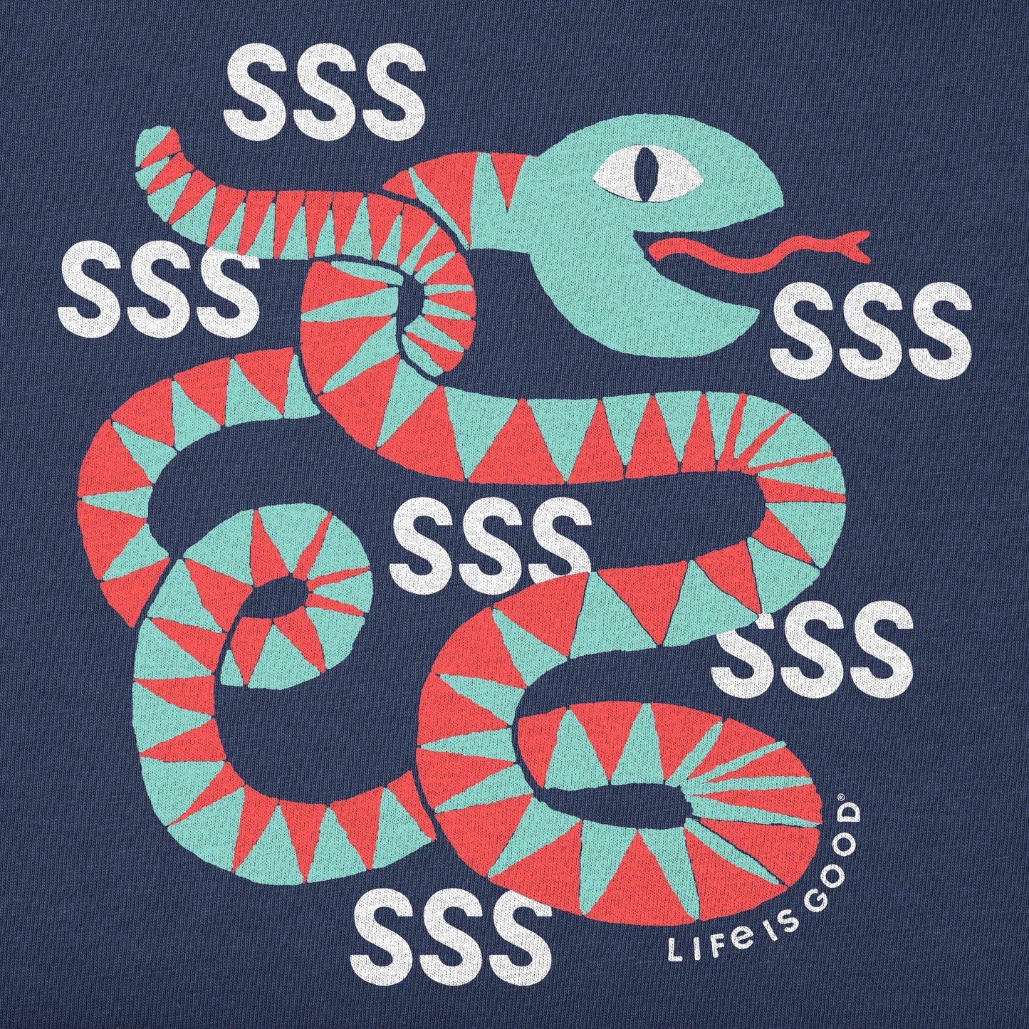 Kids Hissing Snake Short Sleeve Crusher Tee