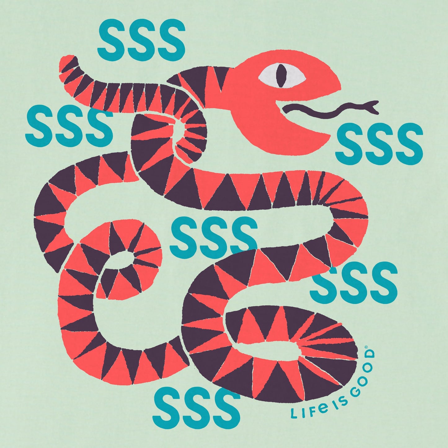 Kids Hissing Snake Short Sleeve Crusher Tee