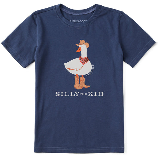 Kids Silly the Kid, Goose Short Sleeve Crusher Tee