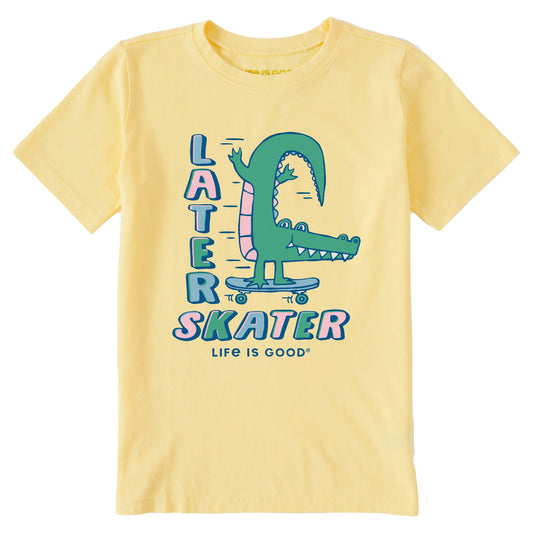 Kids Later Skater Alligator Short Sleeve Crusher Tee