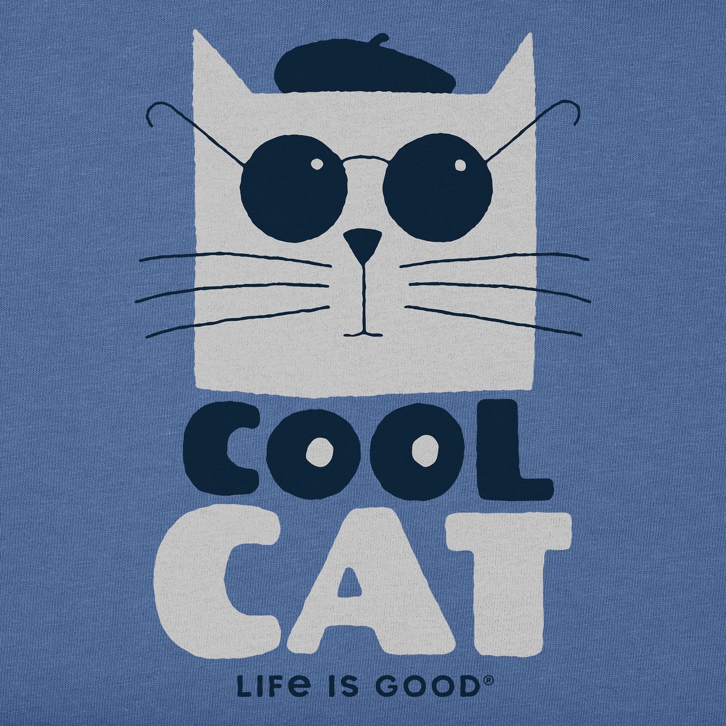Kids Cool Cat, Sunglasses Short Sleeve Crusher Tee