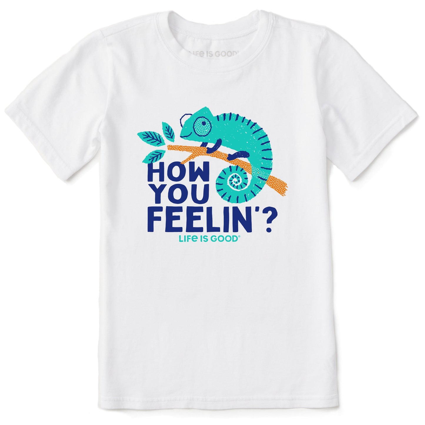 Kids How Your Feelin', Chameleon? Short Sleeve Crusher Tee