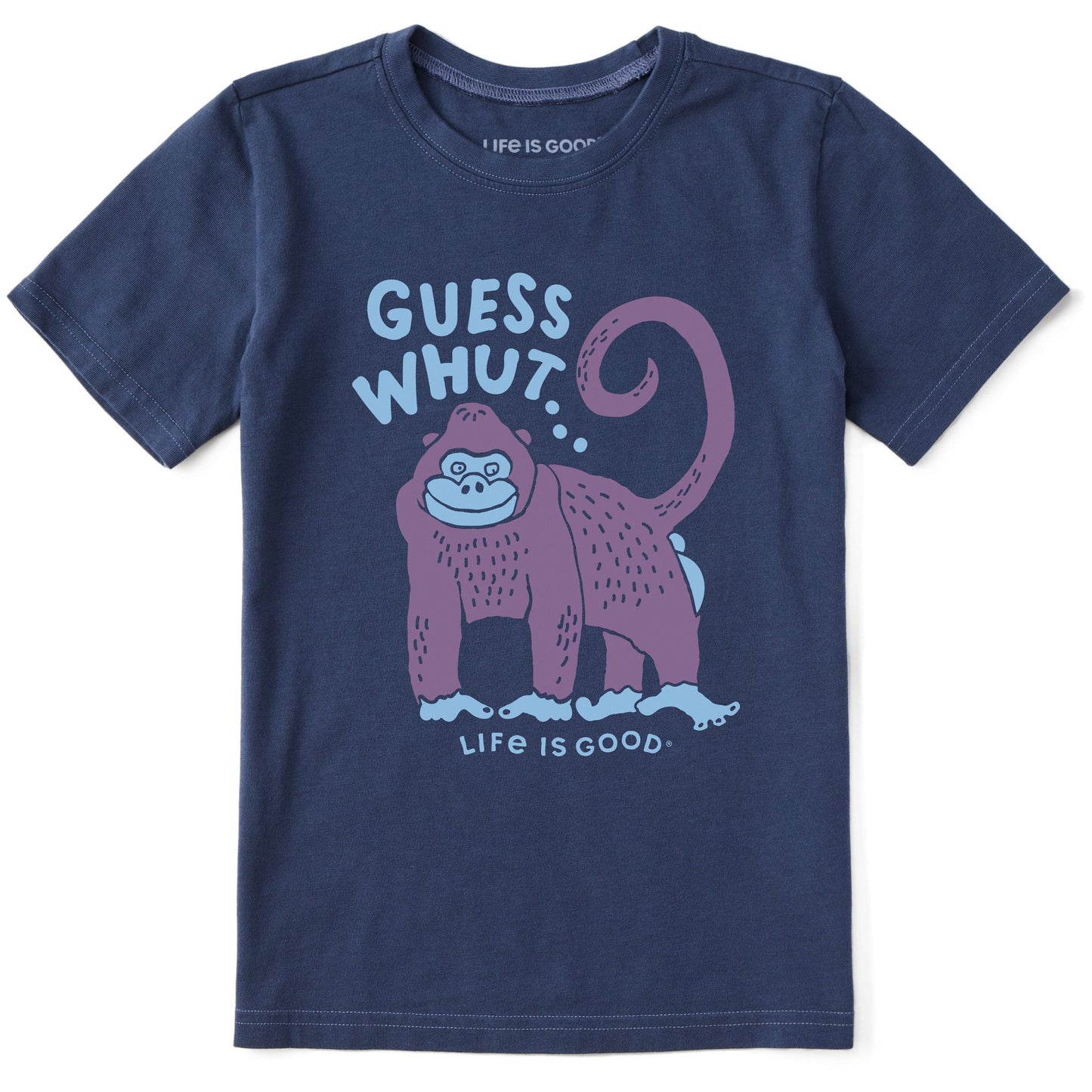 Kids Guess What? Monkey Butt Short Sleeve Crusher Tee