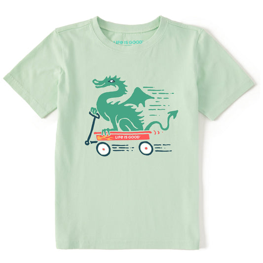 Kids Dragon in a Wagon Short Sleeve Crusher Tee