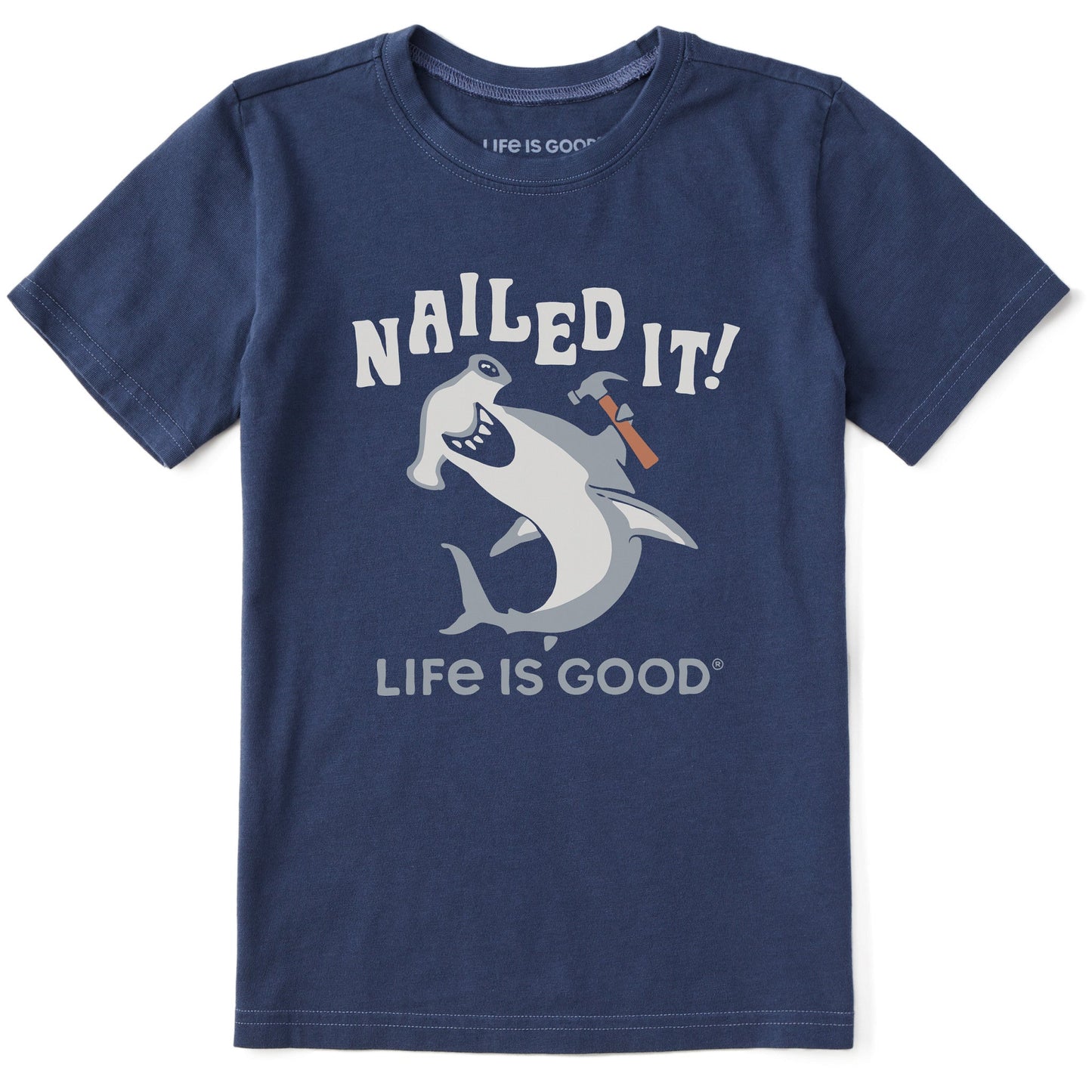Kids Nailed It, Hammerhead Shark Short Sleeve Crusher Tee