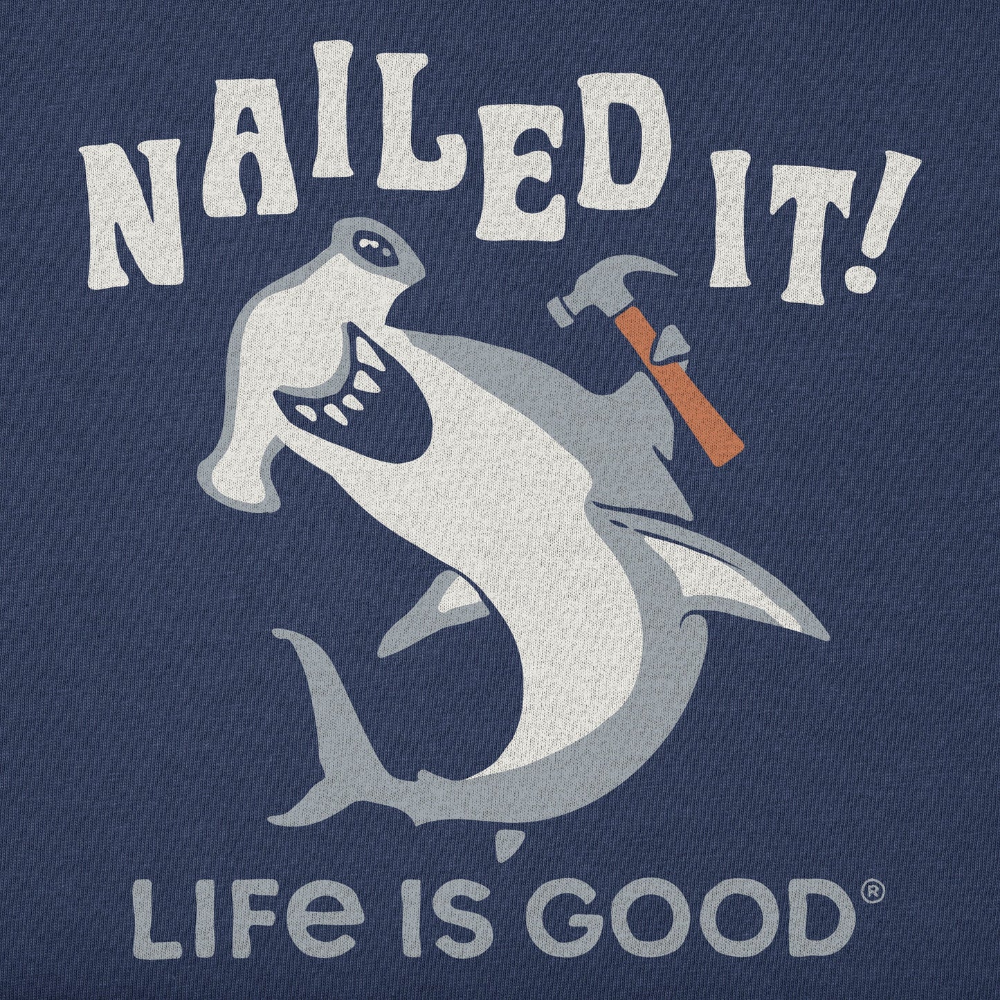 Kids Nailed It, Hammerhead Shark Short Sleeve Crusher Tee