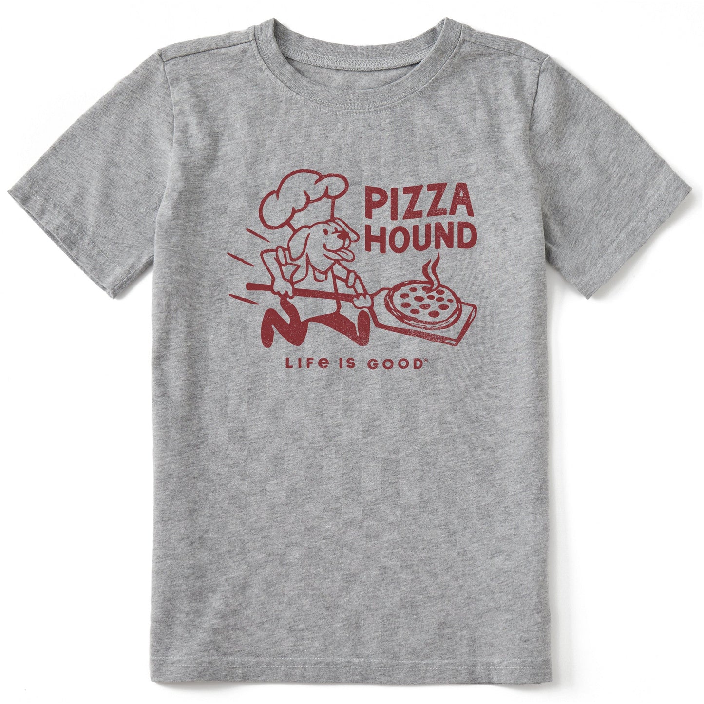 Kids Pizza Hound Short Sleeve Crusher Tee