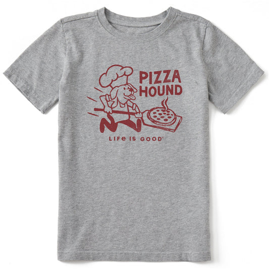 Kids Pizza Hound Short Sleeve Crusher Tee