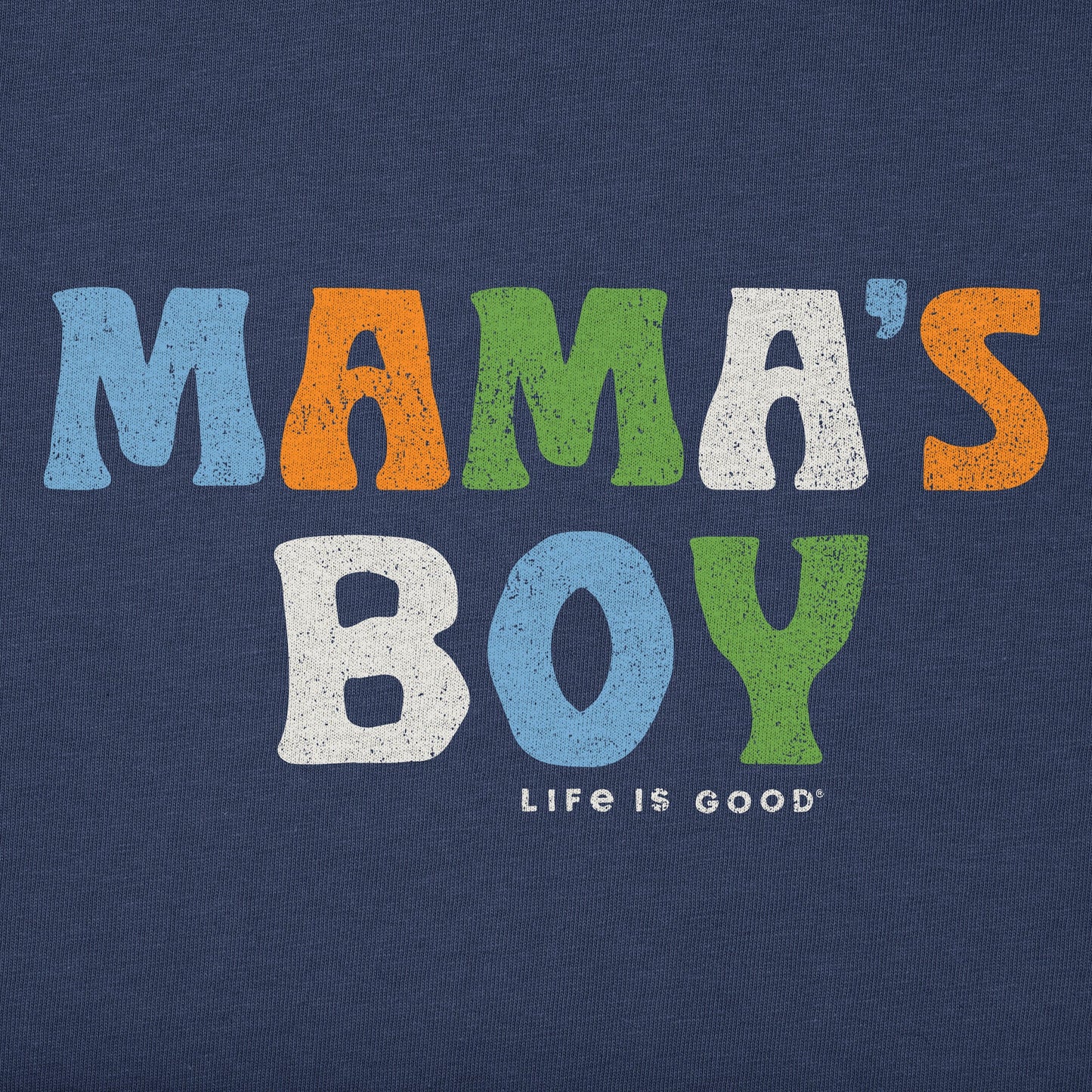 Kids Mama's Boy Short Sleeve Crusher Tee