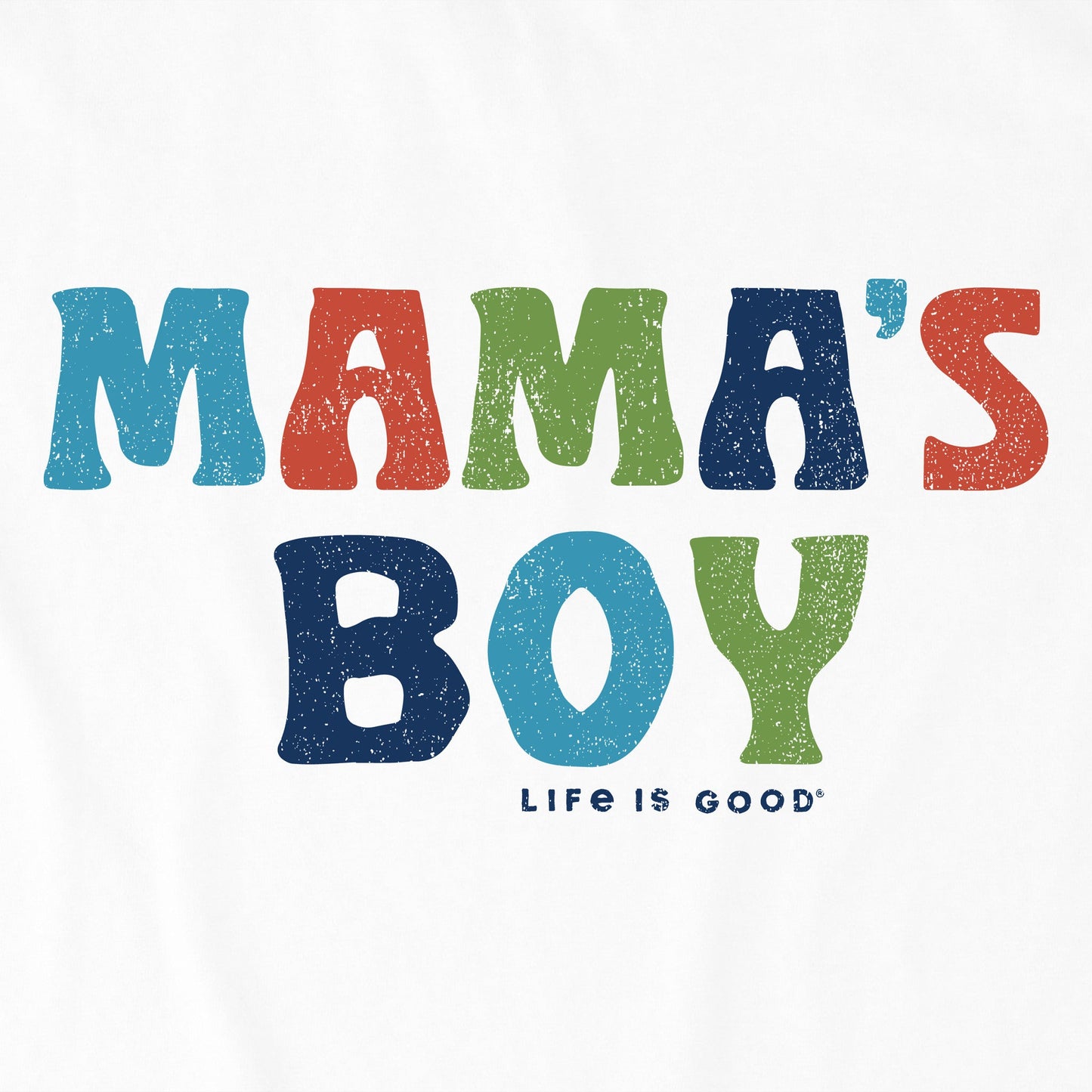 Kids Mama's Boy Short Sleeve Crusher Tee
