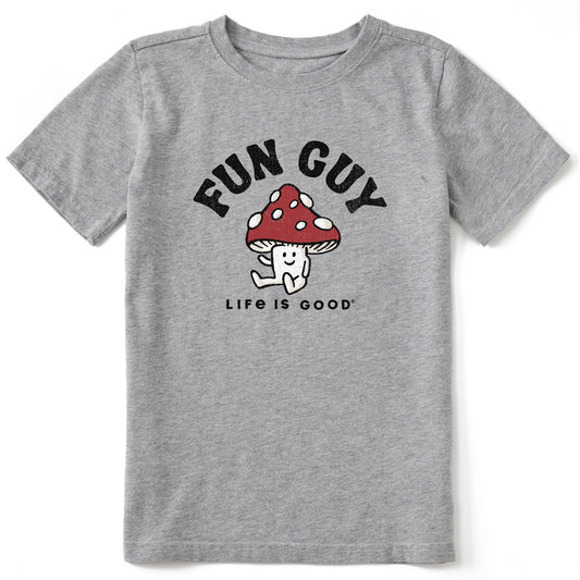 Kids Fun Guy Mushroom Short Sleeve Crusher Tee