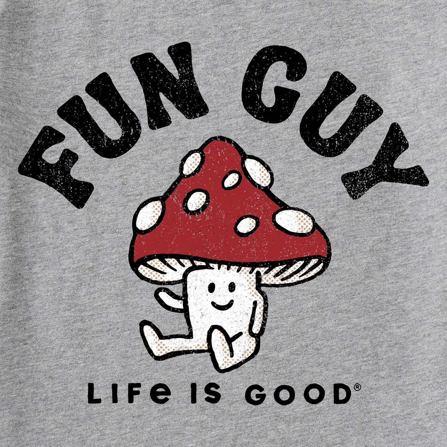 Kids Fun Guy Mushroom Short Sleeve Crusher Tee