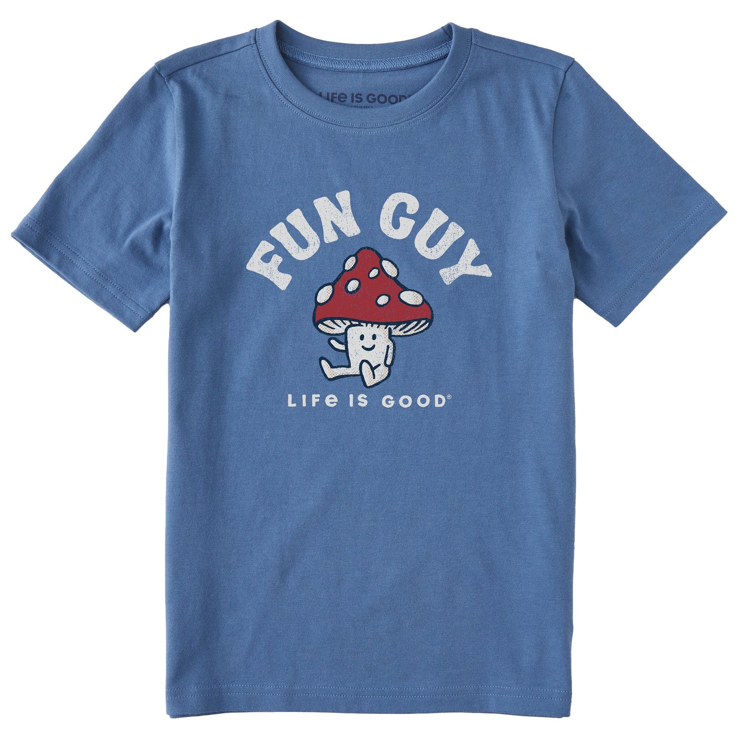 Kids Fun Guy Mushroom Short Sleeve Crusher Tee