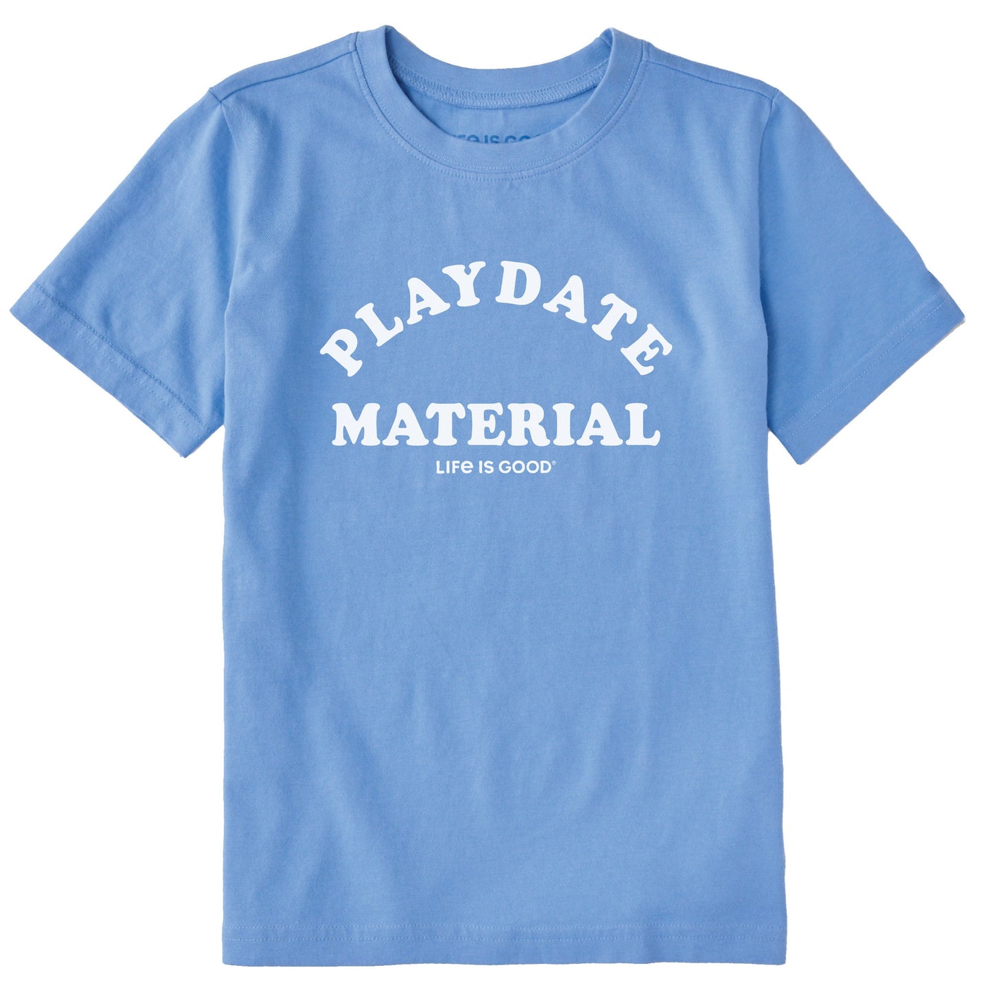 Kids Playdate Material Short Sleeve Crusher Tee