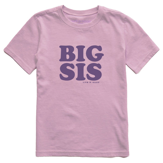 Kids Big Sis Short Sleeve Crusher Tee