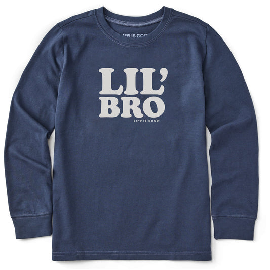 Kids Lil Bro Long Sleeve Crusher Tee