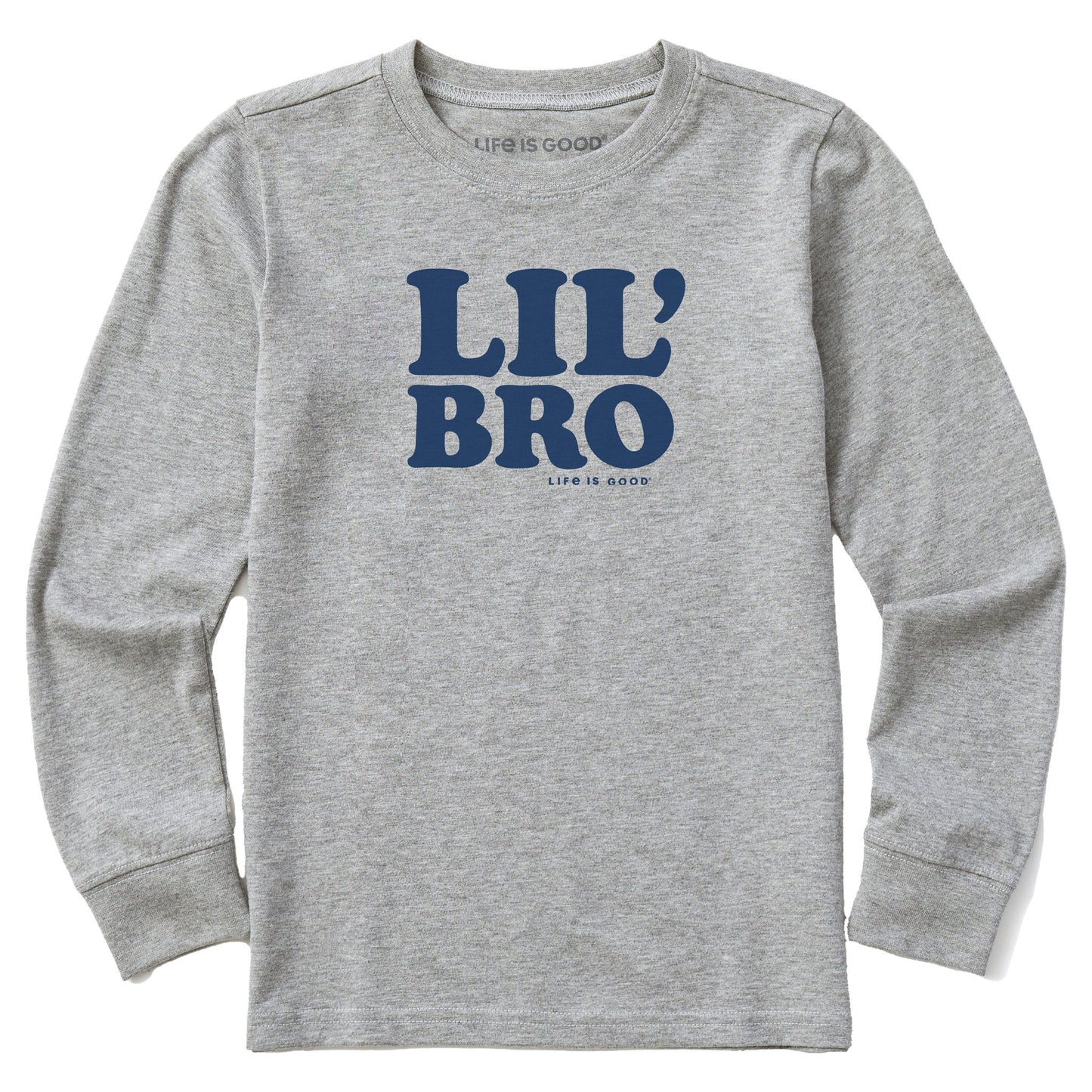 Kids Lil Bro Long Sleeve Crusher Tee