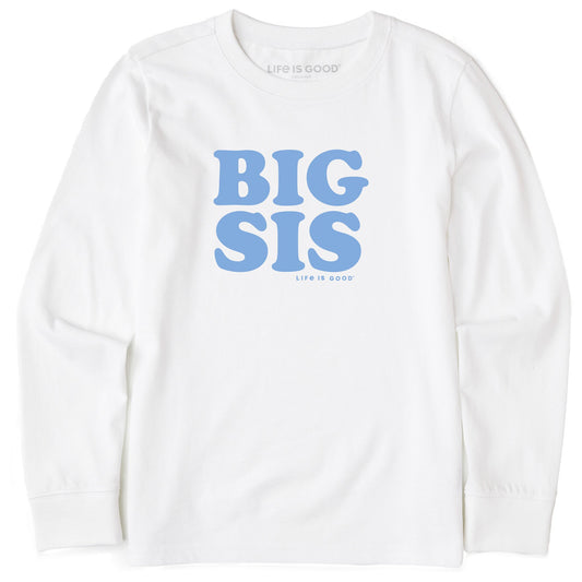 Kids Big Sis Long Sleeve Crusher Tee