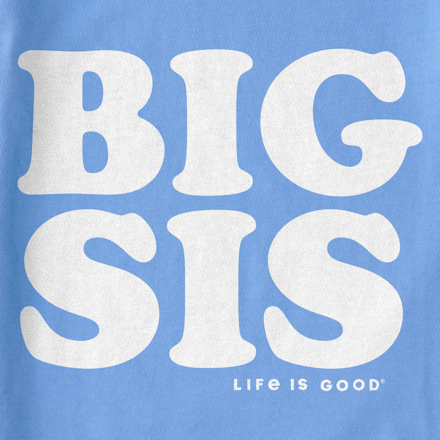 Kids Big Sis Long Sleeve Crusher Tee