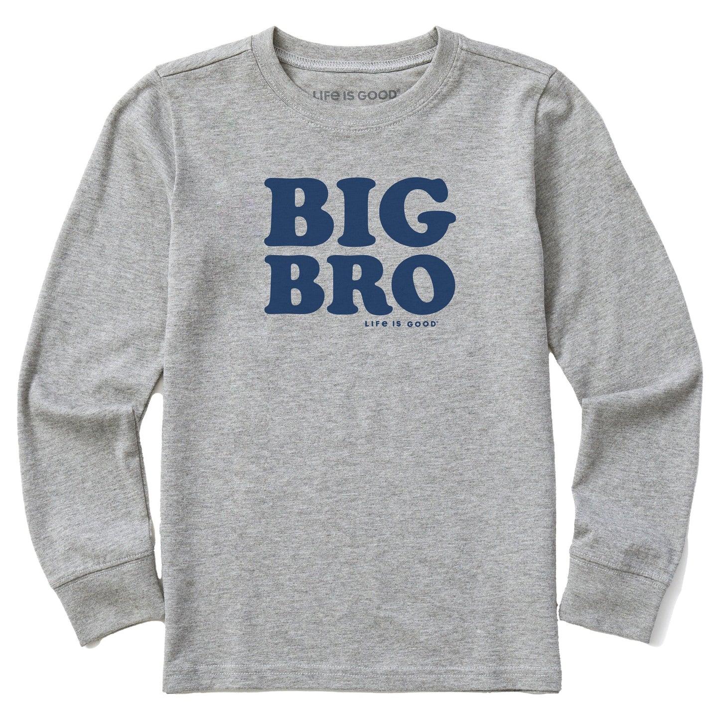 Kids Big Bro Long Sleeve Crusher Tee
