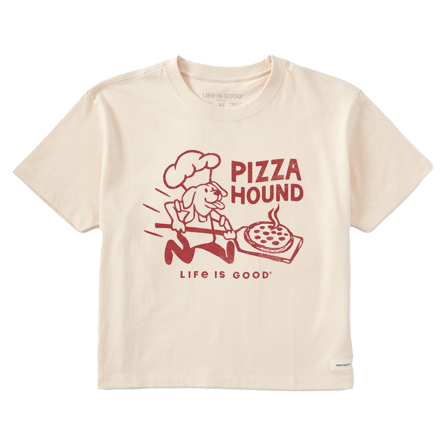 Women's Pizza Hound Short Sleeve Crusher Boxy Tee