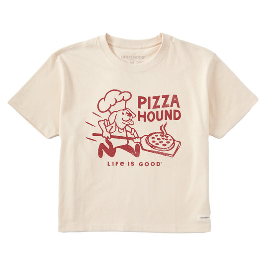 Women's Pizza Hound Short Sleeve Crusher Boxy Tee