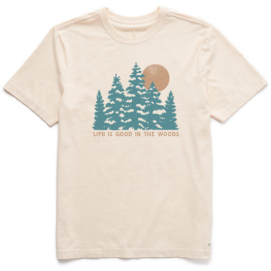 Men's Life is Good in the Woods Short Sleeve Crusher Tee