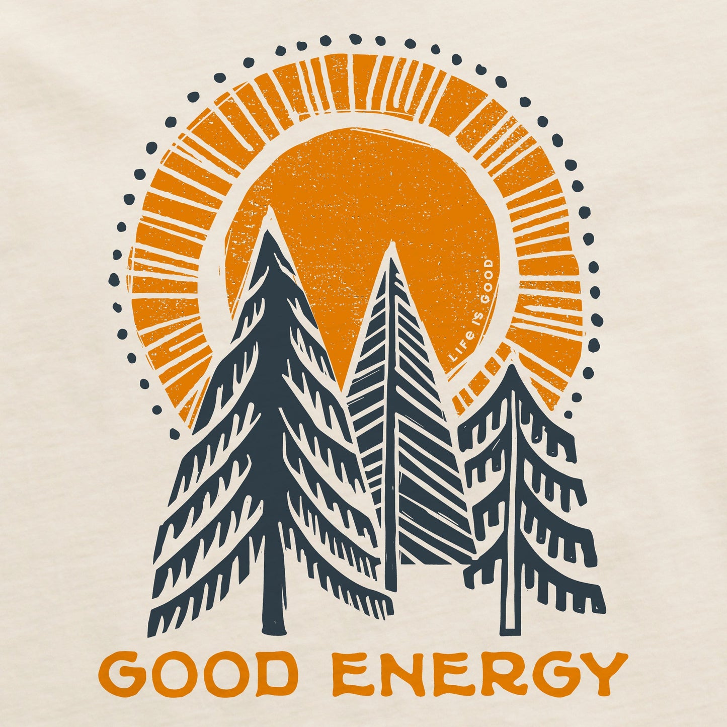 Women's Good Energy Trees Short Sleeve Crusher Boxy Tee