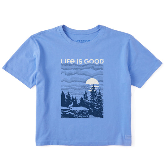 Women's Solace of the Wolf Short Sleeve Crusher Boxy Tee