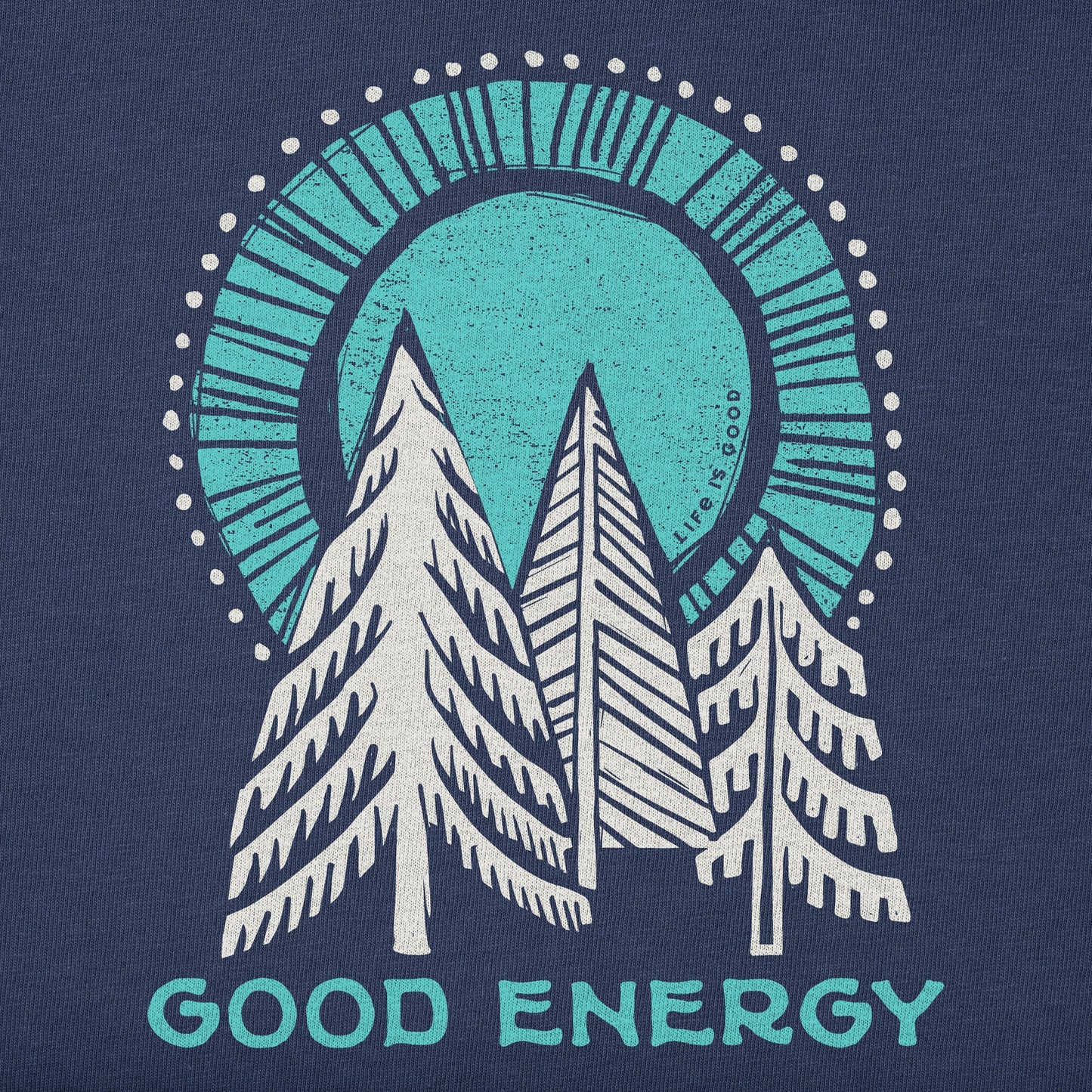 Women's Good Energy Trees Long Sleeve Crusher Tee