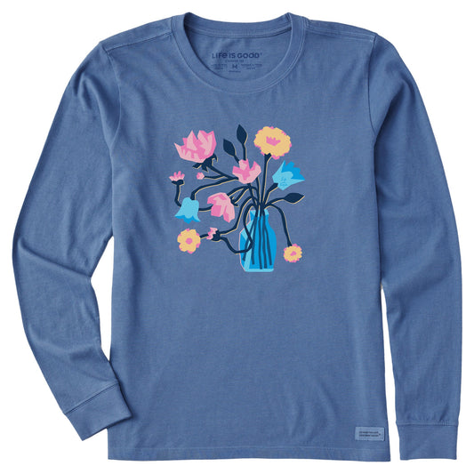 Women's Bloomin' Vase Long Sleeve Crusher Tee