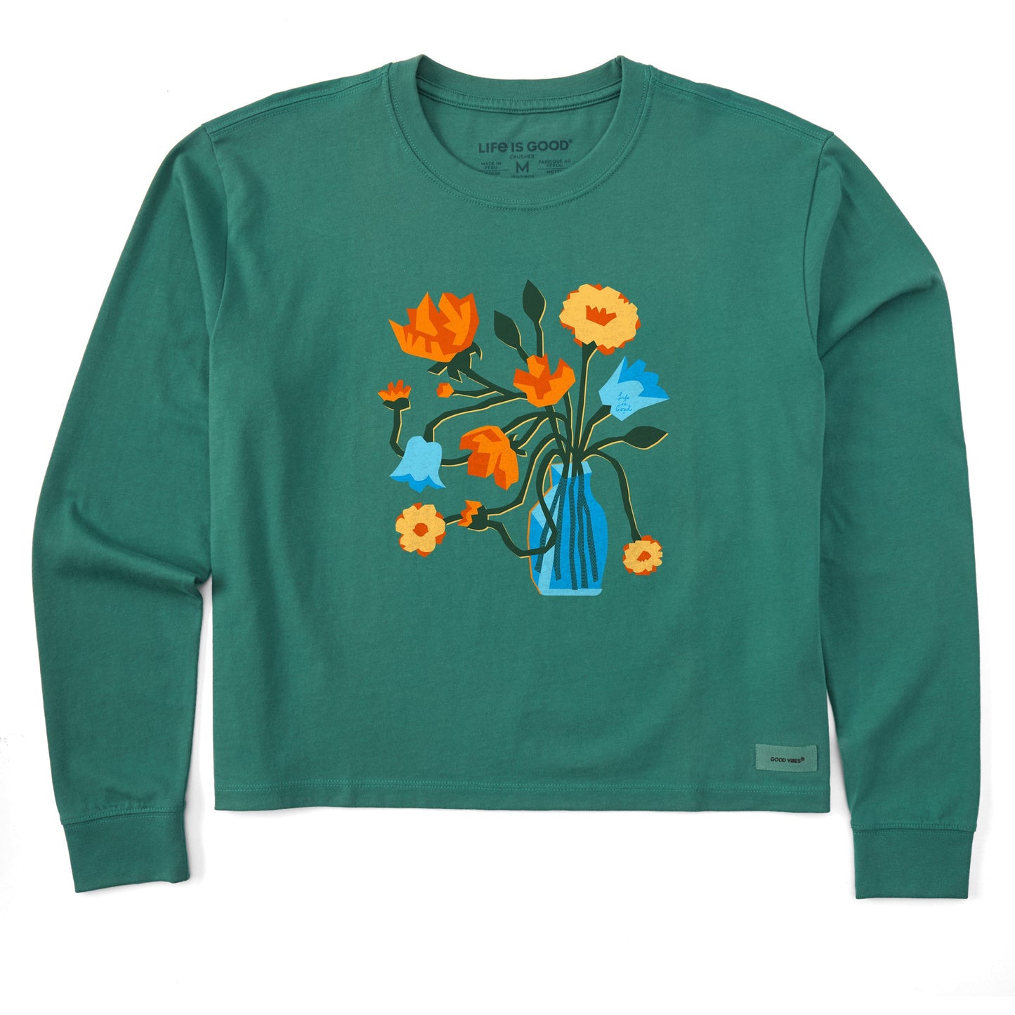 Women's Bloomin' Vase Long Sleeve Crusher Boxy Tee