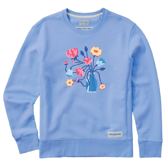 Women's Bloomin' Vase Simply True Fleece Crew