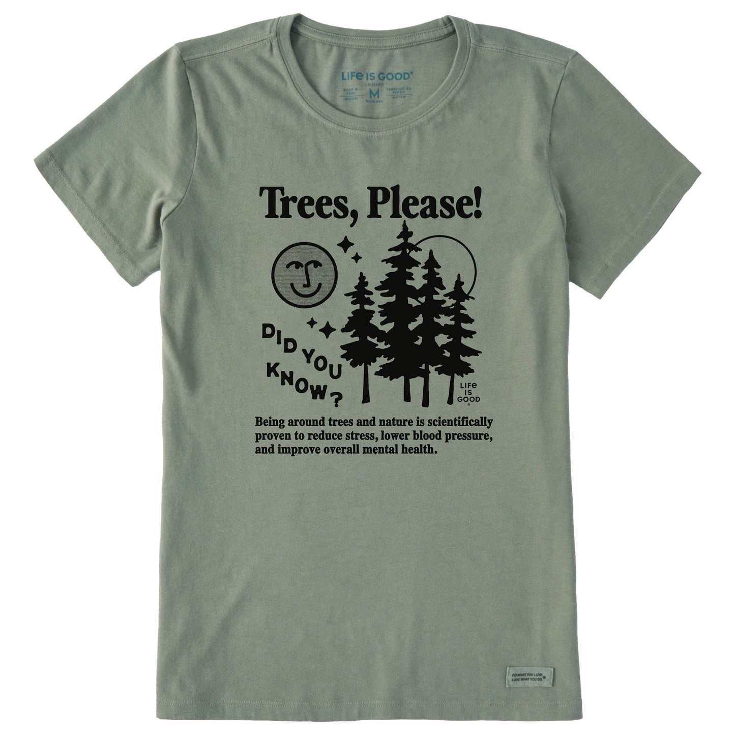 Women's Trees, Please! Short Sleeve Crusher Tee