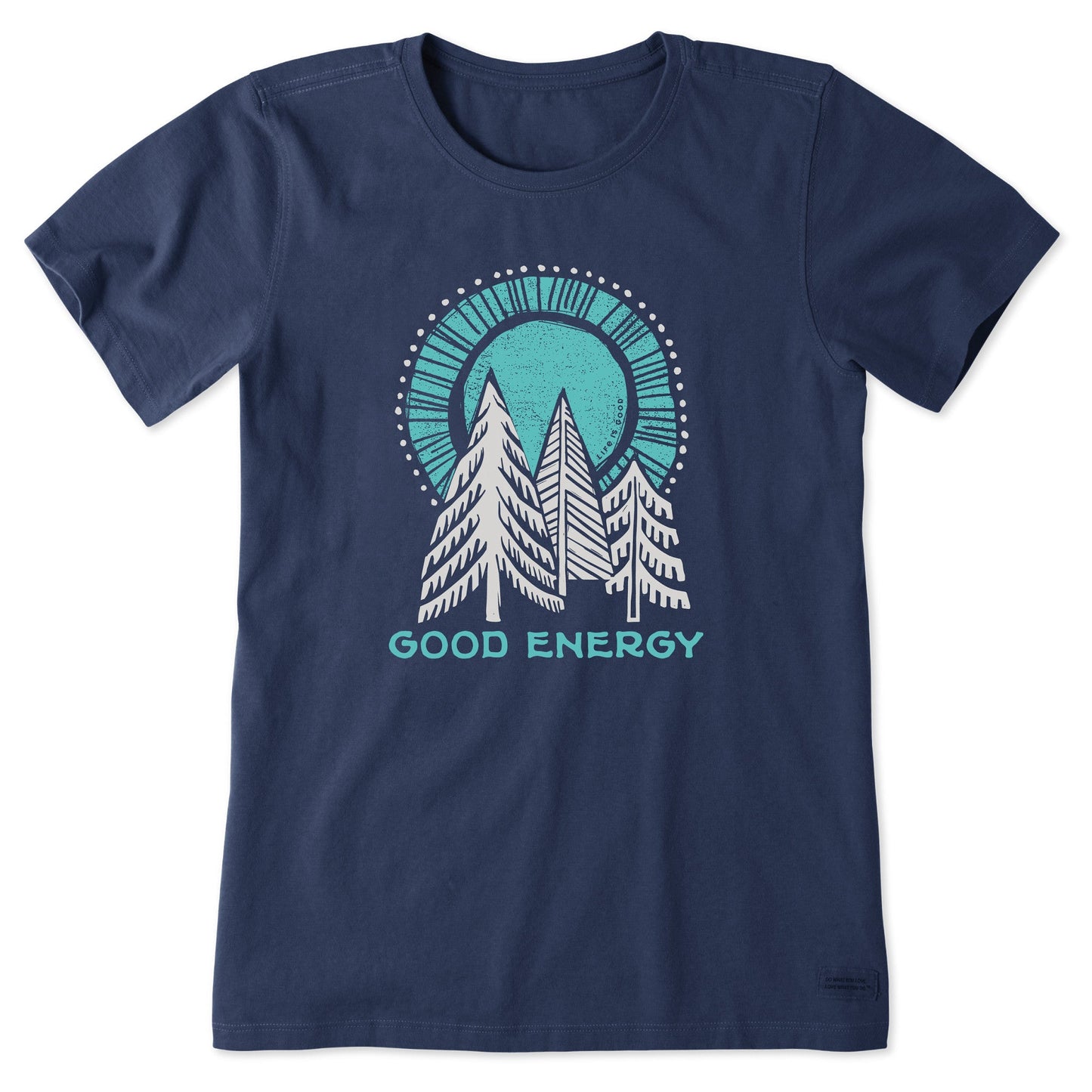 Women's Good Energy Trees Short Sleeve Crusher Tee