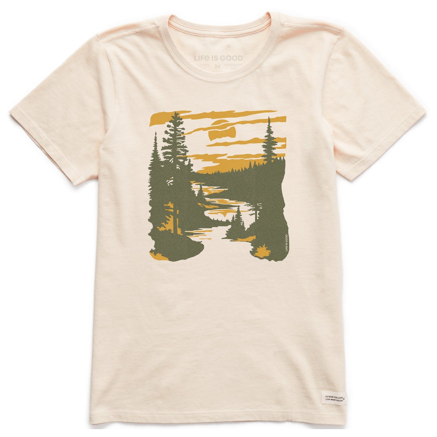 Women's A River Runs Through It Short Sleeve Crusher Tee