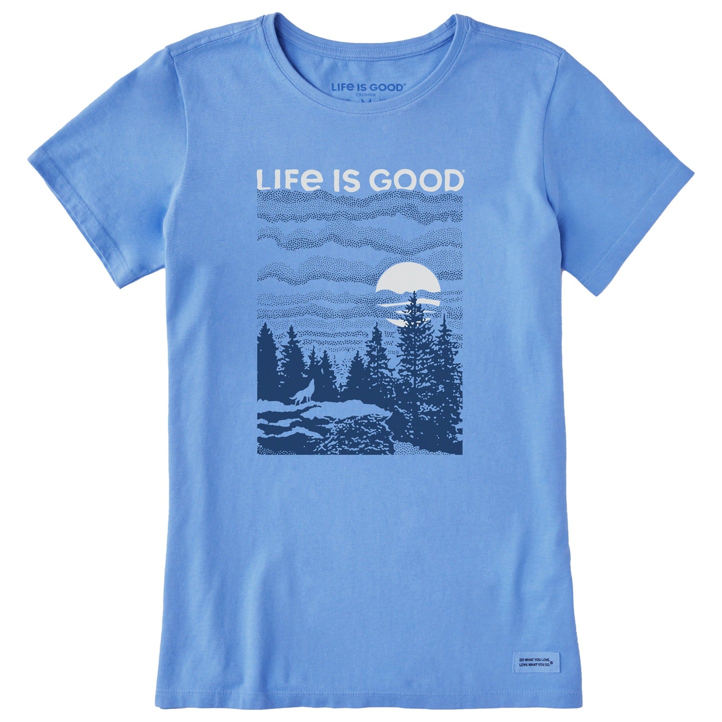 Women's Solace of the Wolf Short Sleeve Crusher Tee