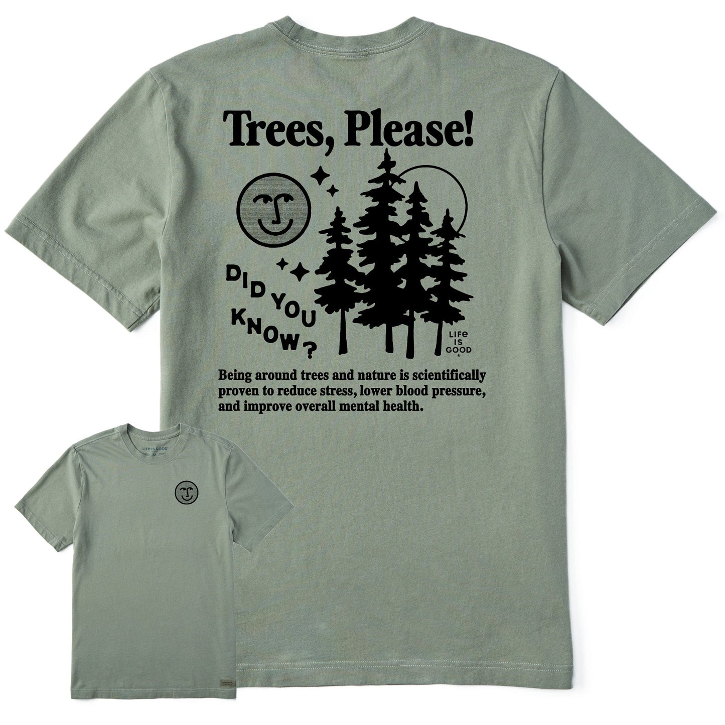 Men's Trees, Please! Short Sleeve Crusher Tee